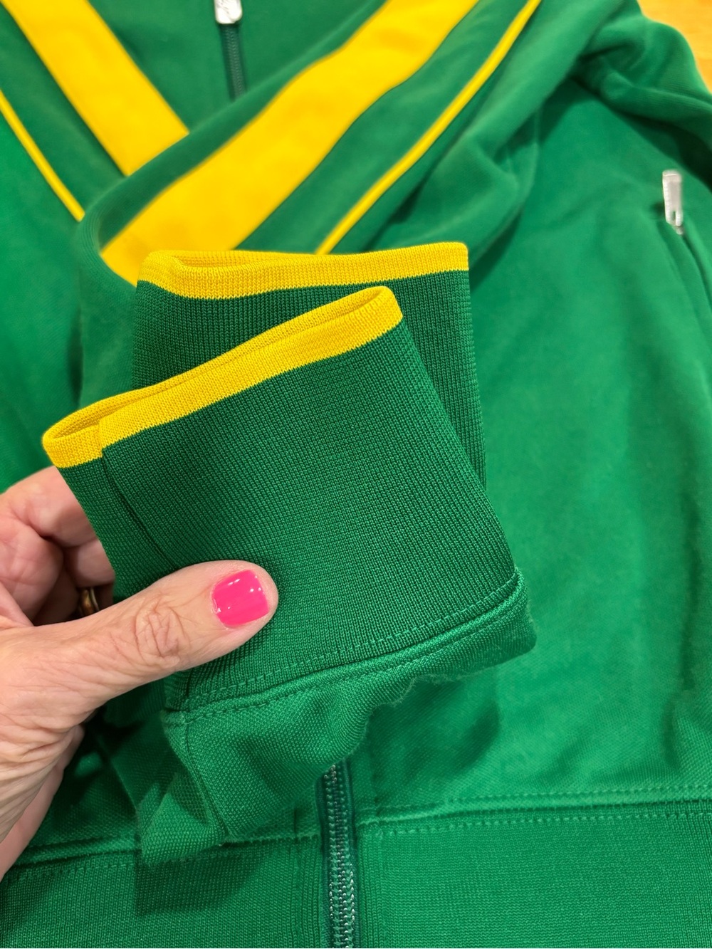 Nike Brazil CBF Soccer Full Zip Track Jacket Green Yellow Small - Picture 6 of 13